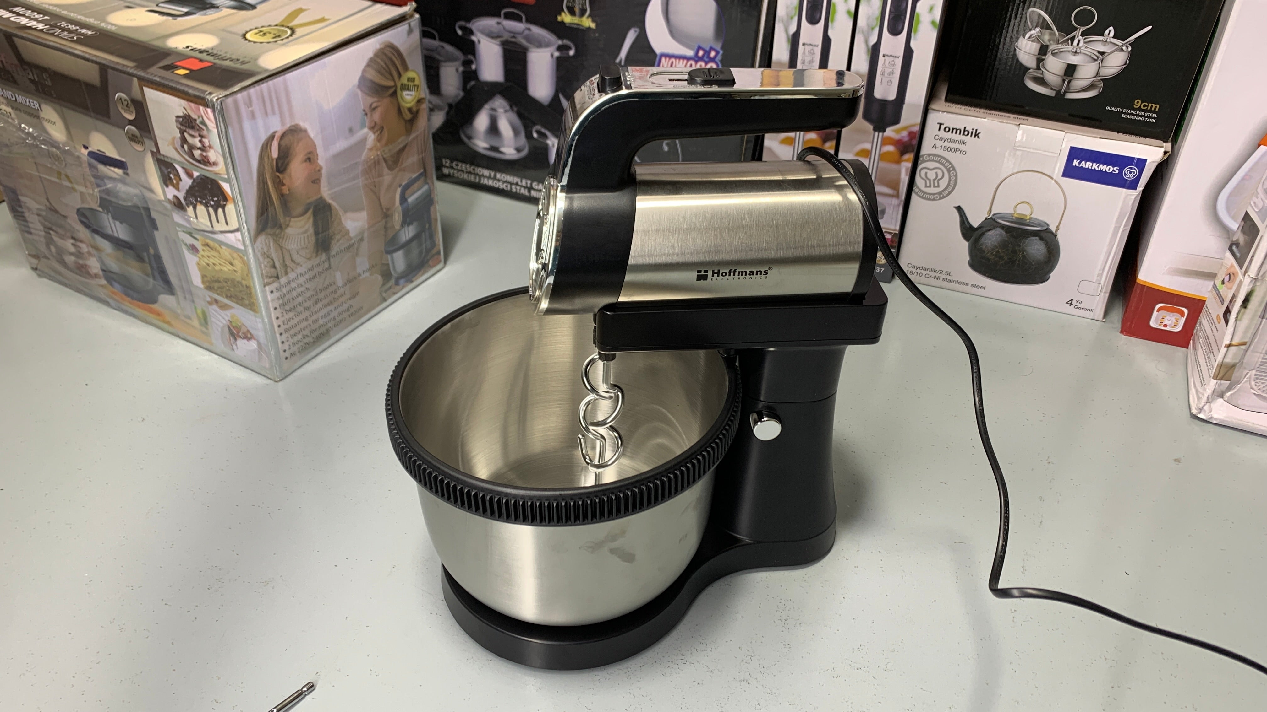 Hoffmans Electronics Stand Hand Mixer  4.5L and 1600w