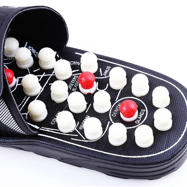 Acupressure & Magnetic Therapy Plastic Slippers Blood Circulation