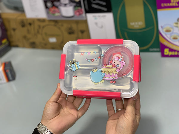 Kids Lunch Box with Spoon and Container