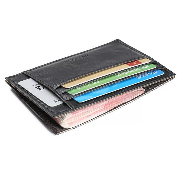 Slim Pocket Card Holder Wallet, Business ID Card Holder