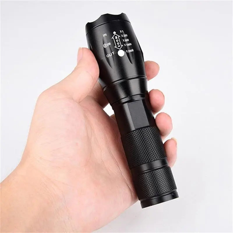 4 Colors High Lumens Bright Small Flashlight, Zoomable Waterproof Adjustable Brightness Flash Light