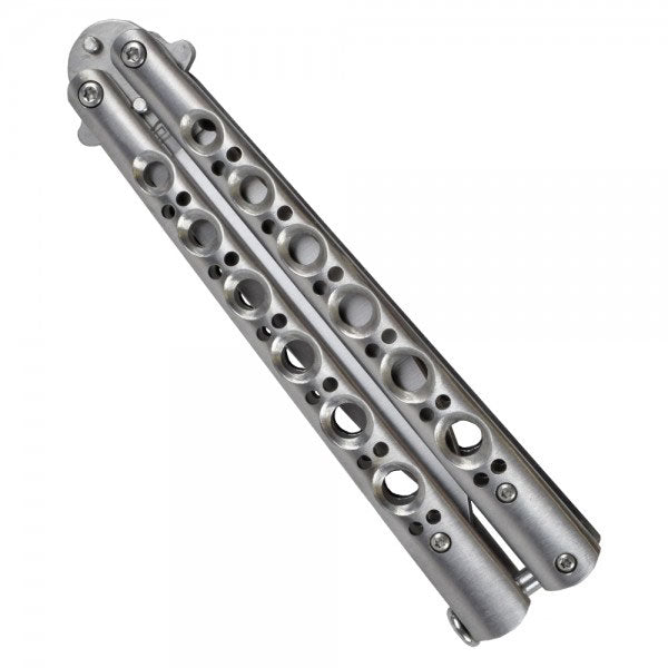 Butterfly Knife Silver Steel