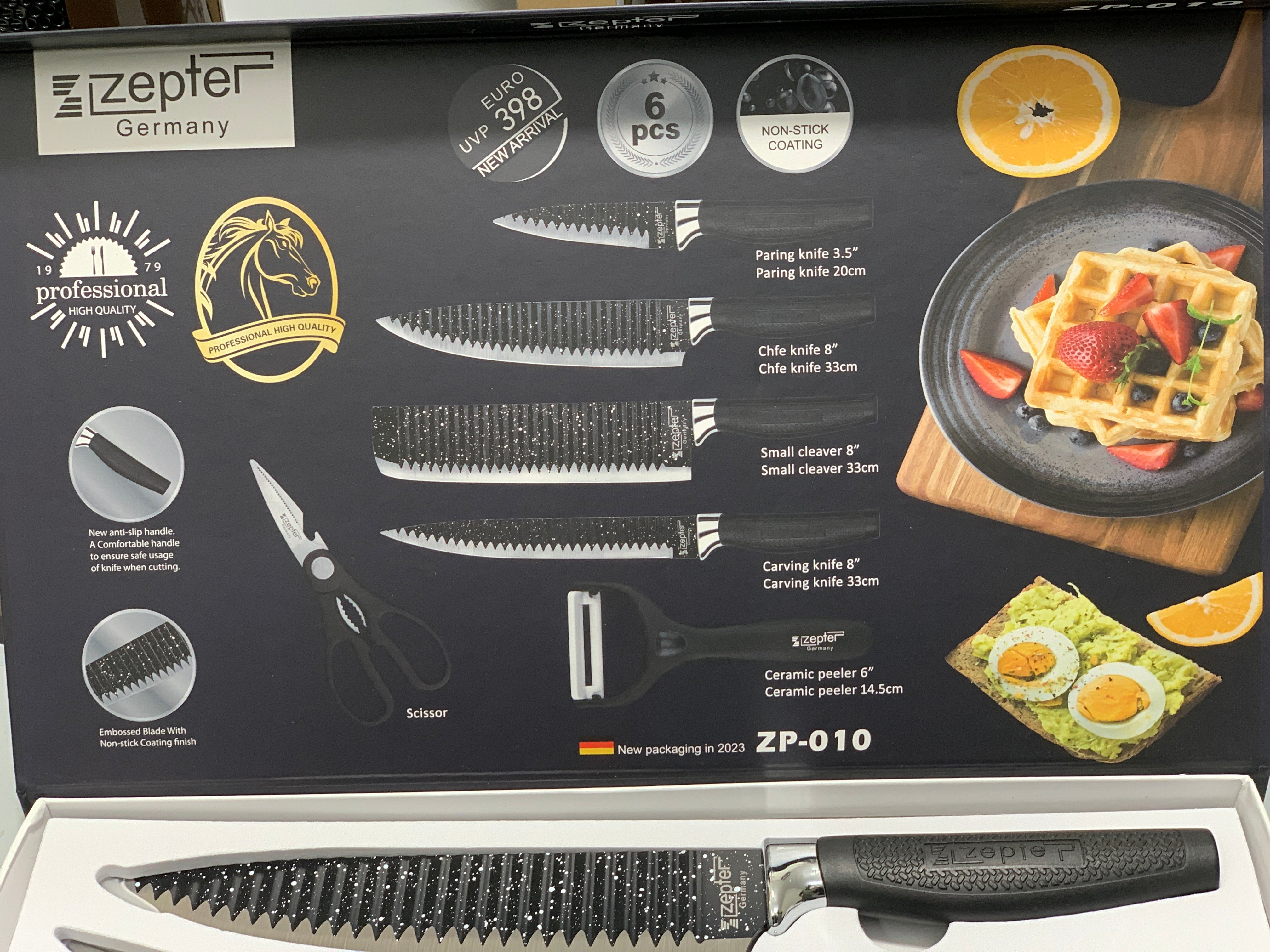 Zepter Knife Set 6 Pieces imported Quality