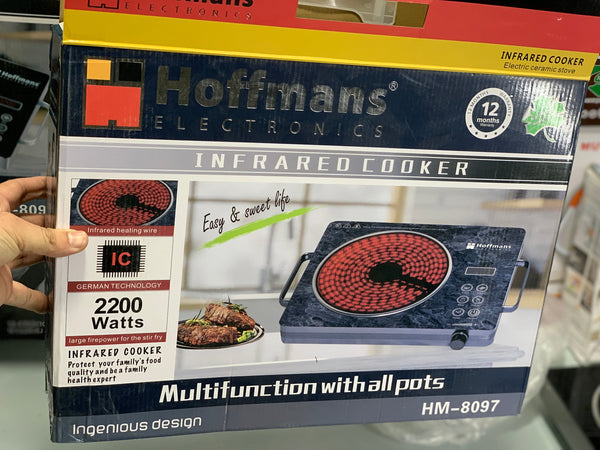 Hoffmans Electronics Infrared Cooker 2200w German Technology