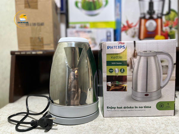 Gawadar Import's Philips Plus Electric Kettle Stainless Steel Auto OFF Mode