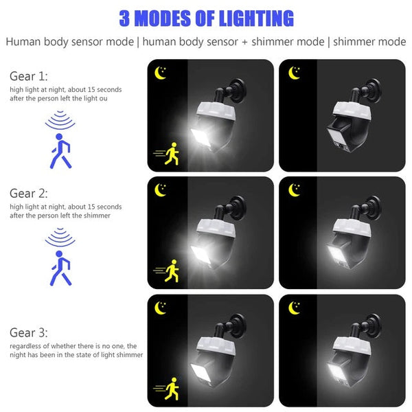 Solar Sensor Monitoring Lamp