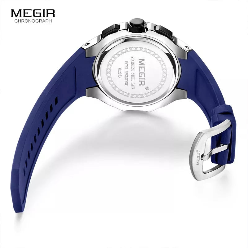 MEGIR 2053 Luxury Sports Waterproof Chronograph Watch