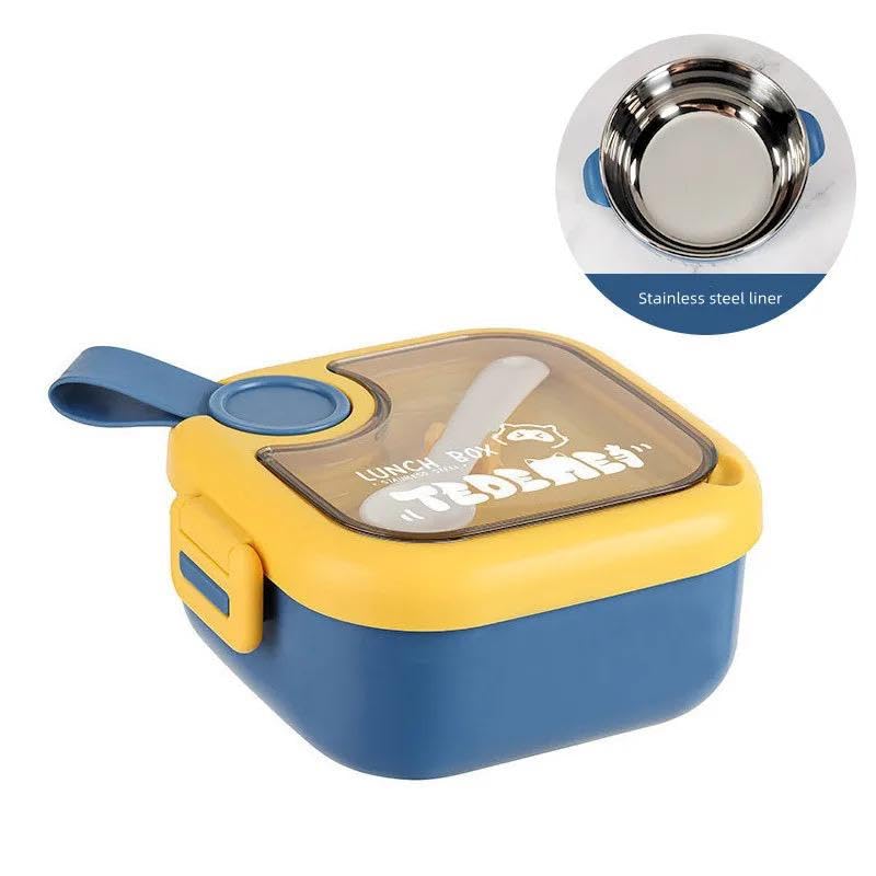 1 Pc Lunch Box for Kids with Spoon & Scissor Leak Proof Tiffin Box for Boys, Girls, School & Office