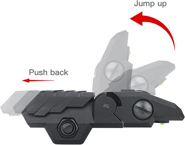 Fiber Optic Sights with Green and Red Optics Dots