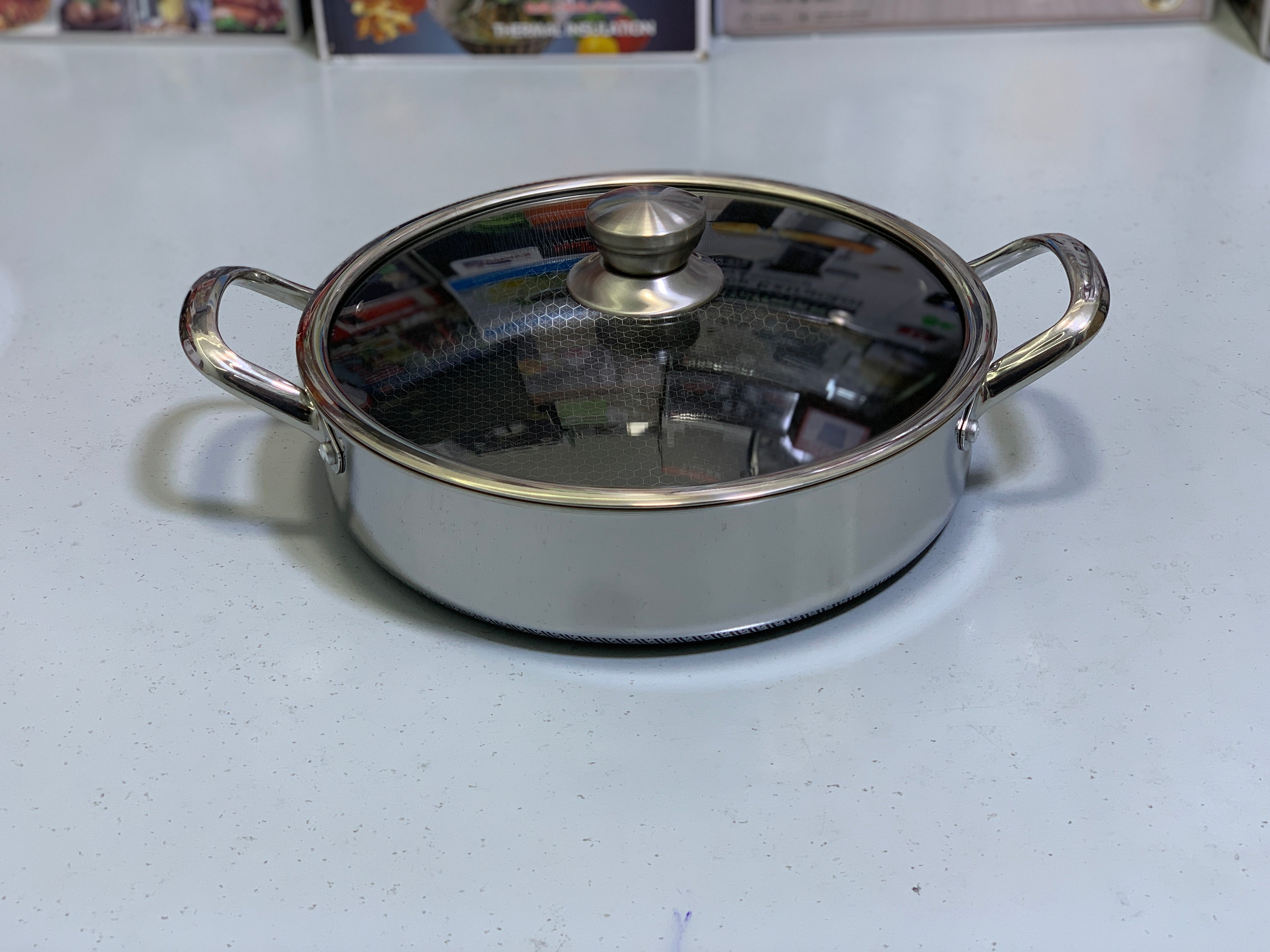 Laser Coating Shallow Casserole Complete Set Pure Non Stick