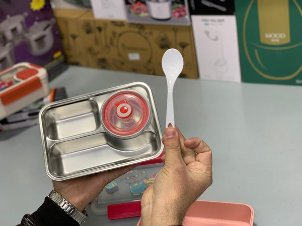 Kids Lunch Box with Spoon and Container