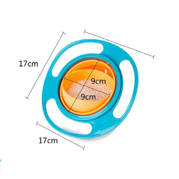 360° Rotatable Baby Feeding Universal Gyro Bowl