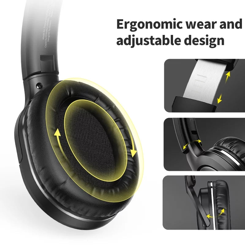 Wireless Bluetooth headphone with Memory card slot & Mic