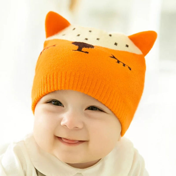 2 Pcs Newborn Baby Hat Beanies Toddler Cap Knitted Warm