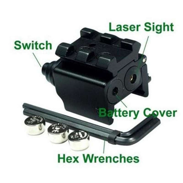 Tactical Mini Laser Sight for Pistols with Rail Mount