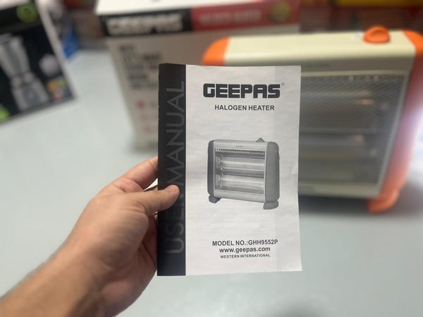 Geepas Halogen Heater 400/800 Power