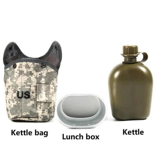 Military Water Bottle with Insulating Bag