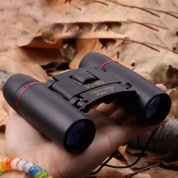 Sakura 30X60 Foldable Binoculars with Strap & Pouch