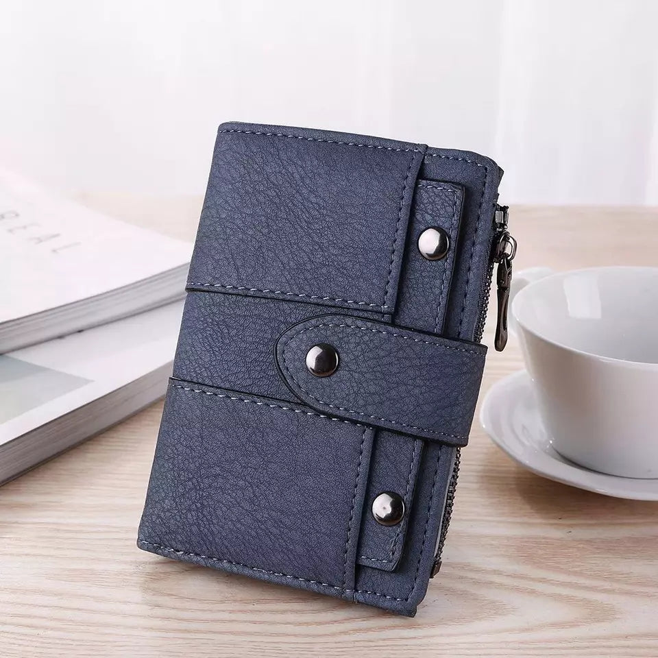 New Fashion Rivet Buckle Ladies Wallet, Cardholder