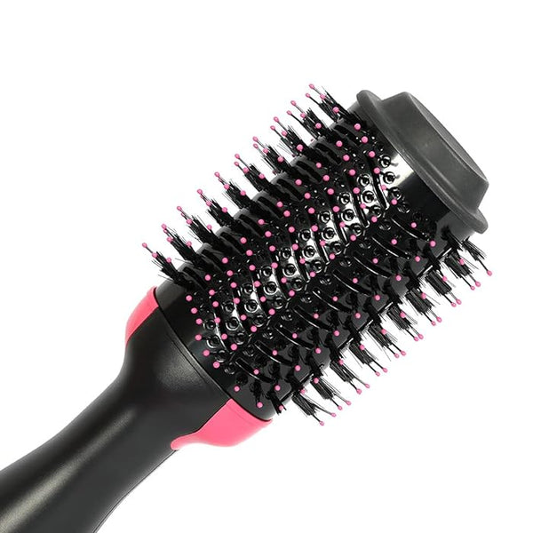 Hanif Trades 3-In-1 Electric One Step Hair Straightening Brush One Step Hot Air Brush Dryer + Styler