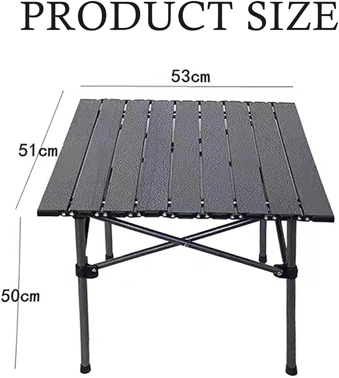 Outdoor Camping Folding Table (53×51×50cm)