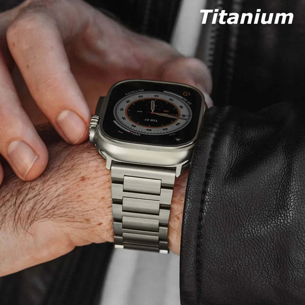 Watch 8 Ultra Stainless Steel Smartwatch with 4 Extra Straps