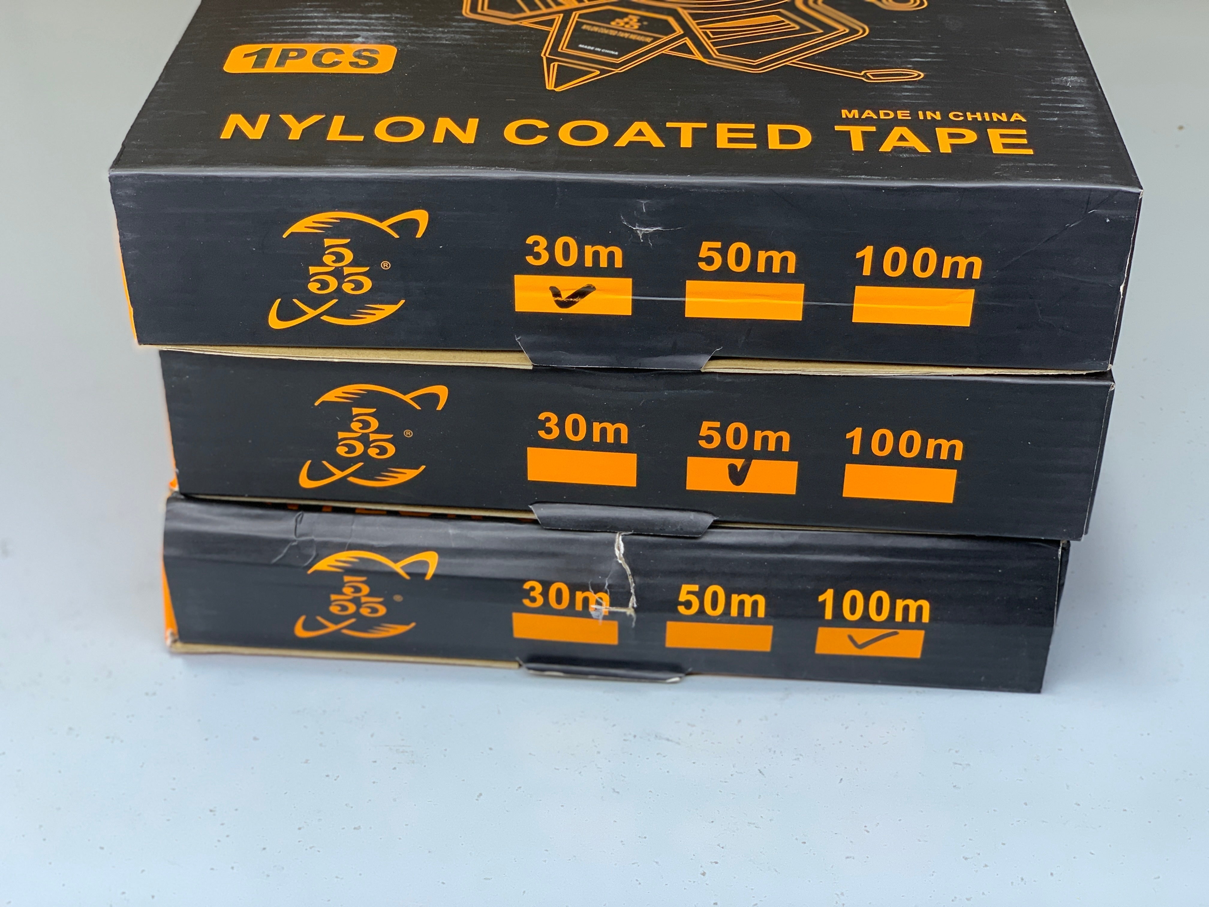 High Quality Measuring Length Nylon Coated Tapes 30m, 50m and 100m