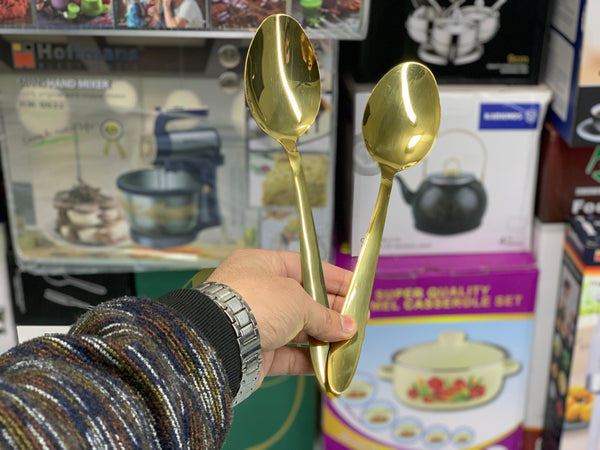 Rice Spoons Golden