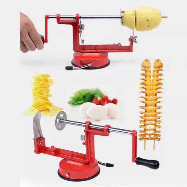 Potato Spiral Cutter | Fruits Vegetable Slicer Stainless Steel