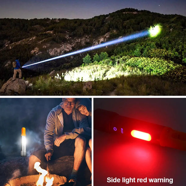 Super Powerful Bright Rechargeable Led Flashlight Torch