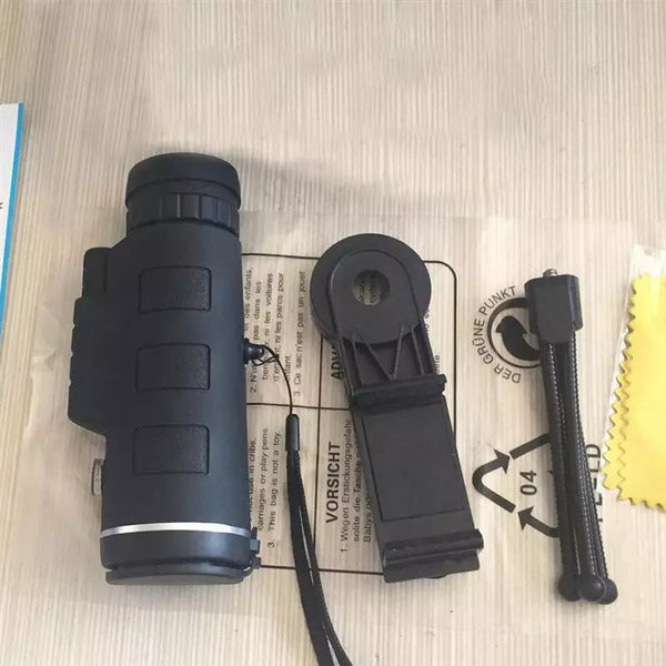 40X60 HD Monocular Telescope Dual Focus Waterproof