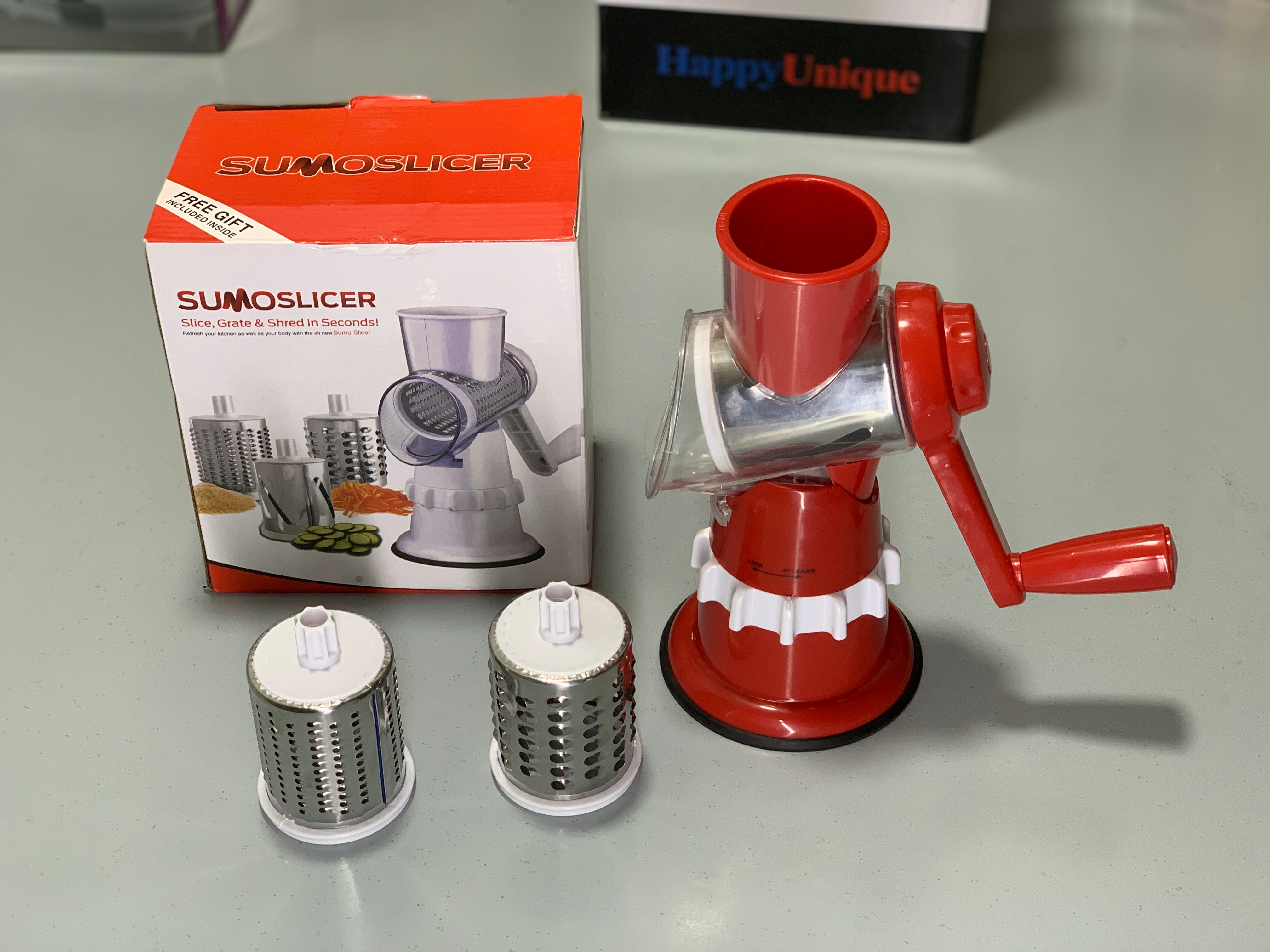 SumoSlicer Vegetable Slicer Stainless Steel 3 in 1 High Quality