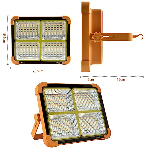 Portable LED  Rechargeable Solar Camping Light