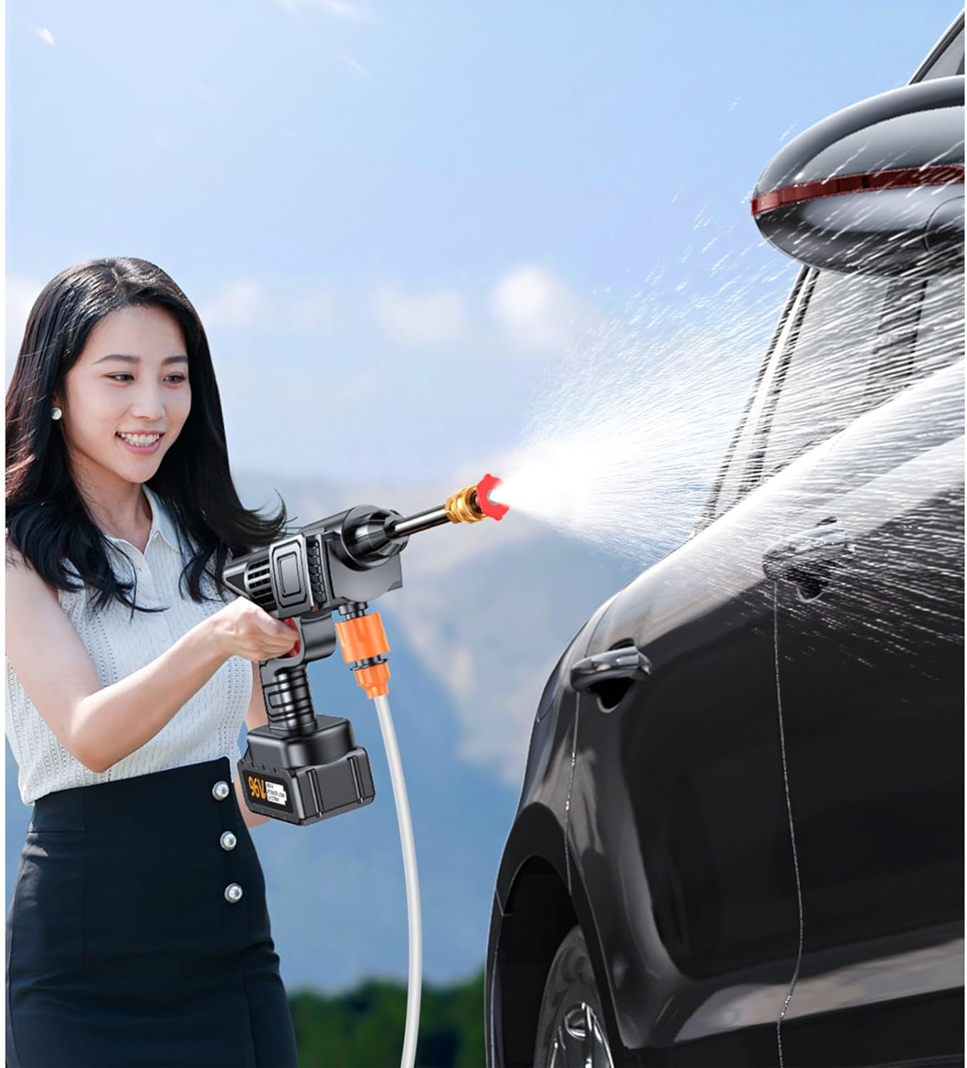 Portable Handheld Electric Cordless Pressure Washer