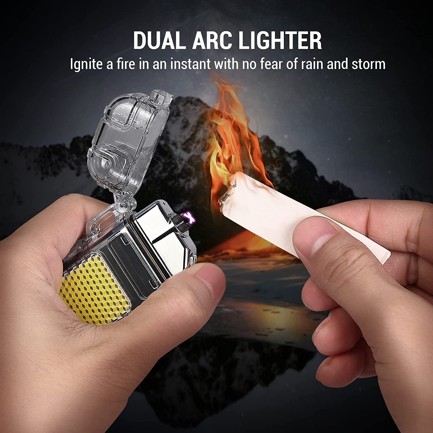 Dual Arc Lighter with COB Light Price in Pakistan