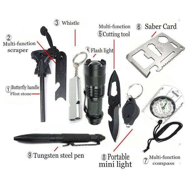 8-in-1 Professional Survival Kit