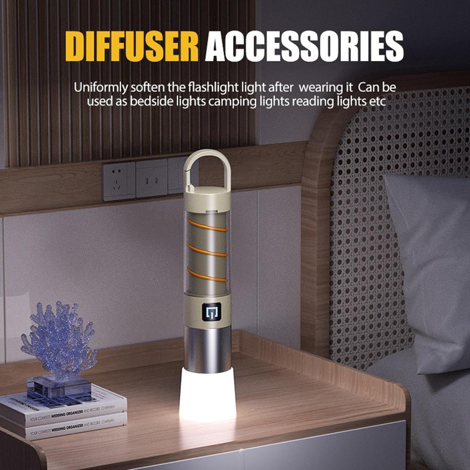 Rechargeable LED Flashlight and Camping Lantern in one