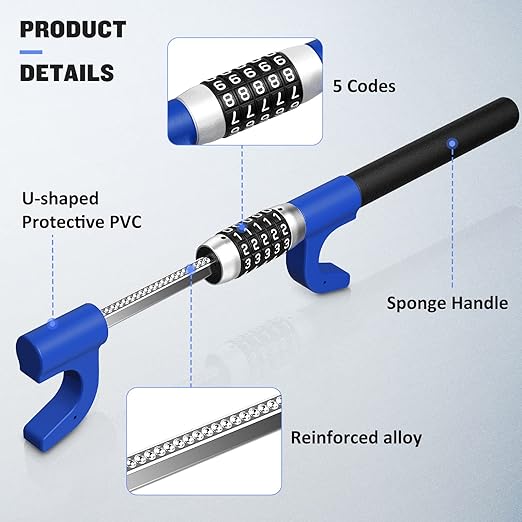 Car Anti-Theft Steering Wheel Password Lock