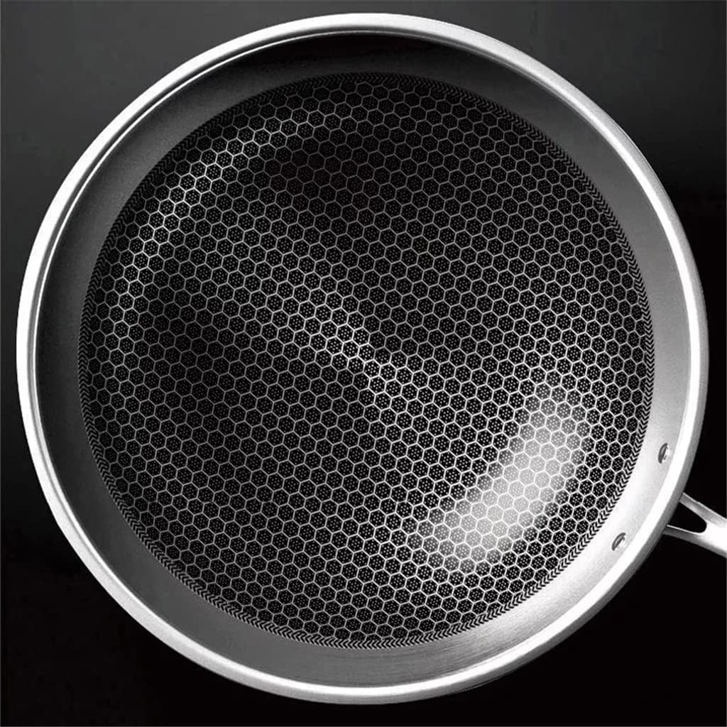 Laser Coating Deep Frying Pan with Handle