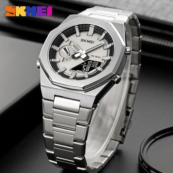 Skmei 1816 Dual Time Men's Quartz Analog Digital LED Watch