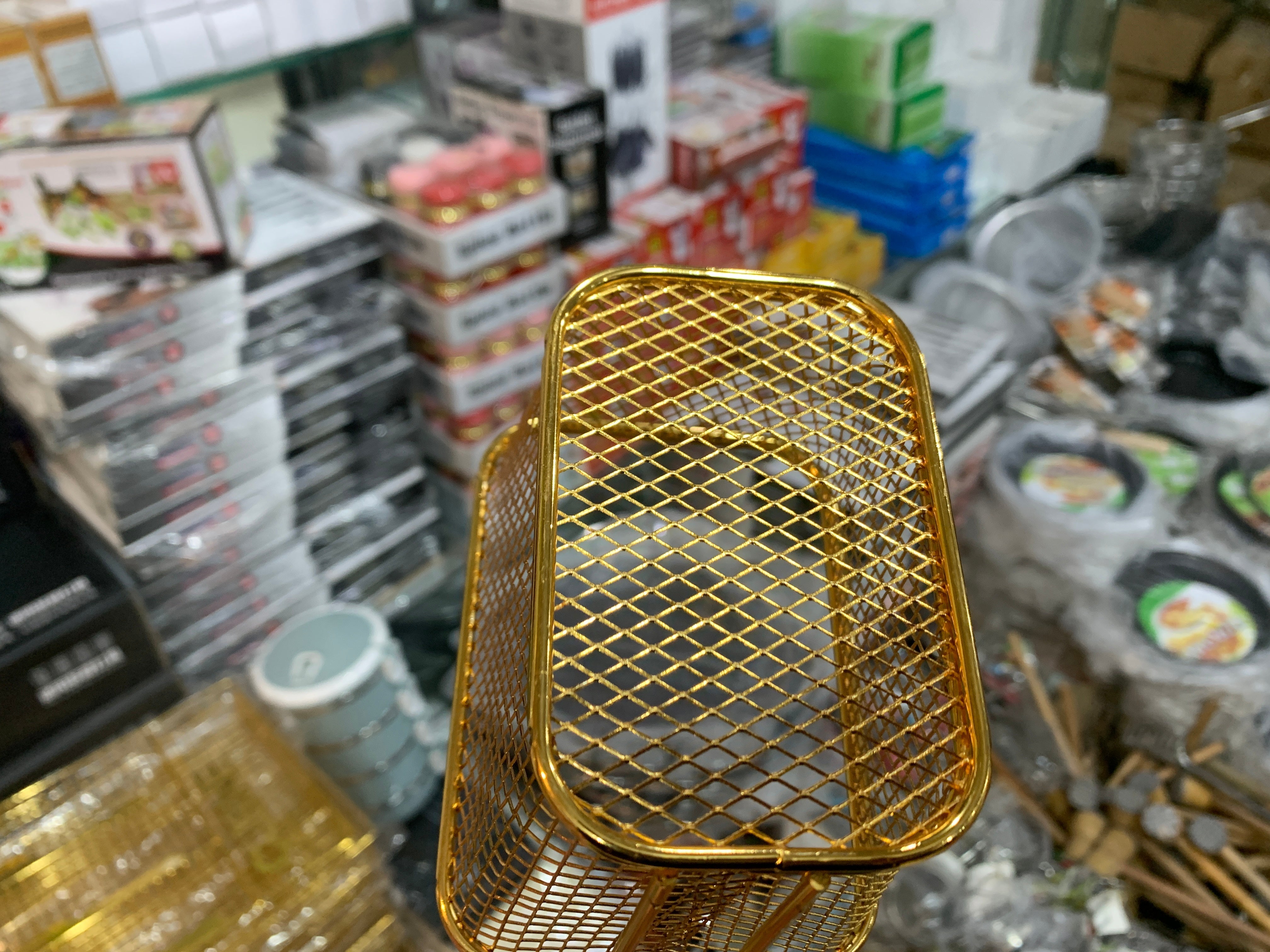 Golden French Fries Basket