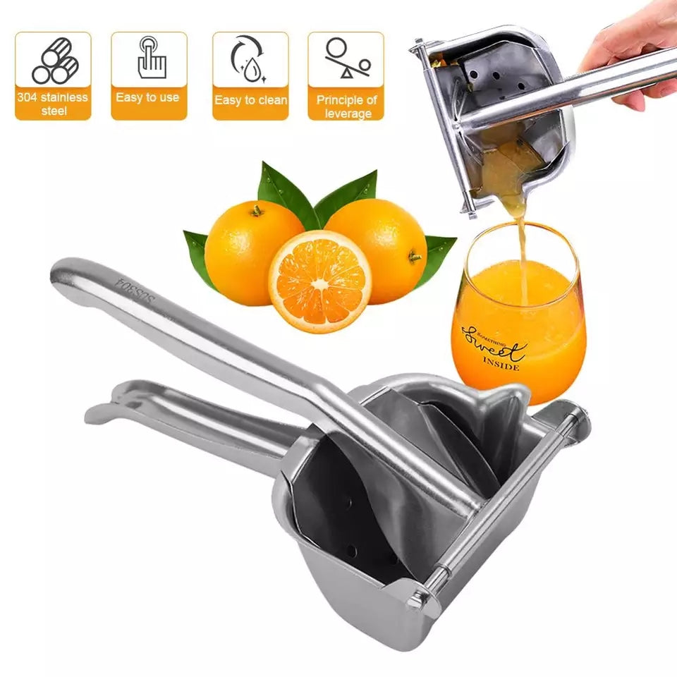 Stainless Steel Manual Juicer Fruit Lemon Orange Squeezer