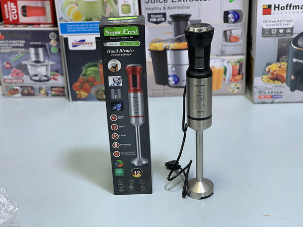 Super Crest Hand Blender Stainless Steel Blades