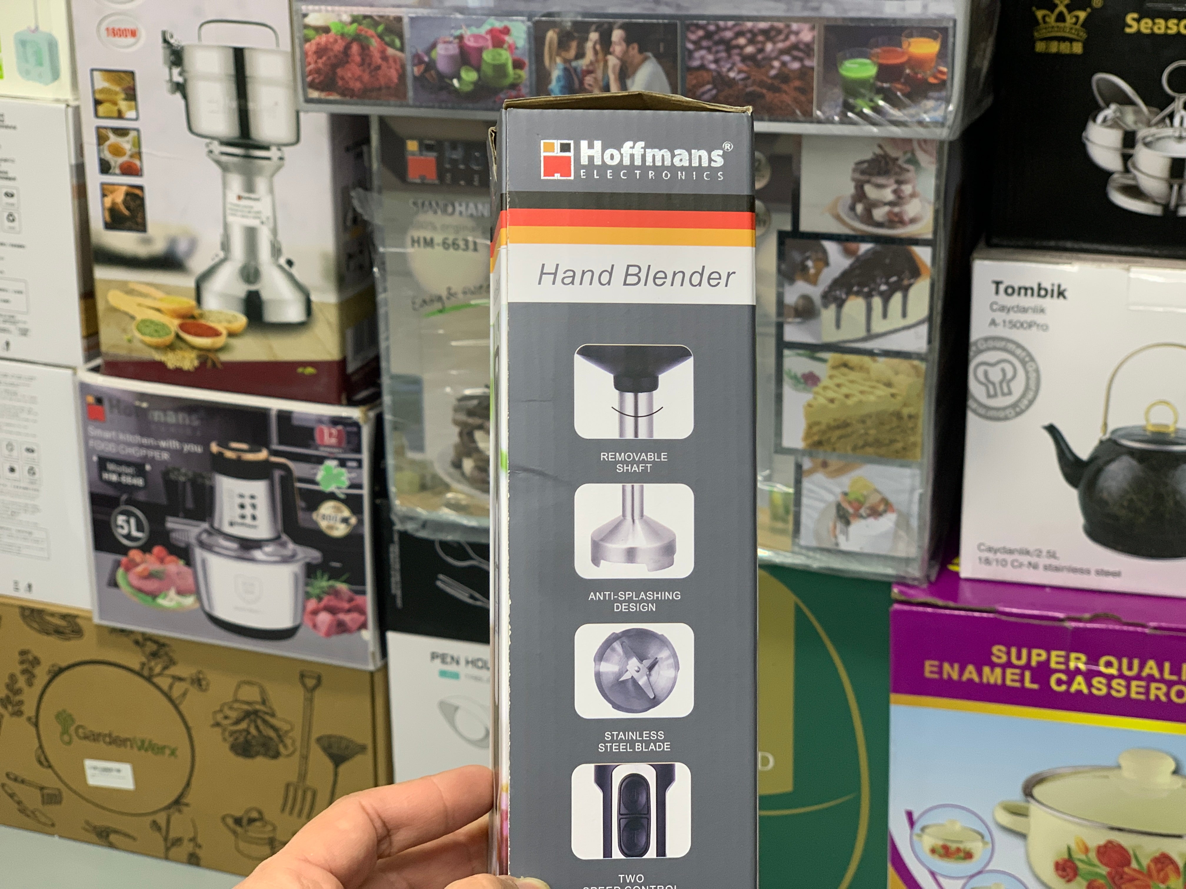 Hoffmans Electronics Hand Blender Stainless Steel