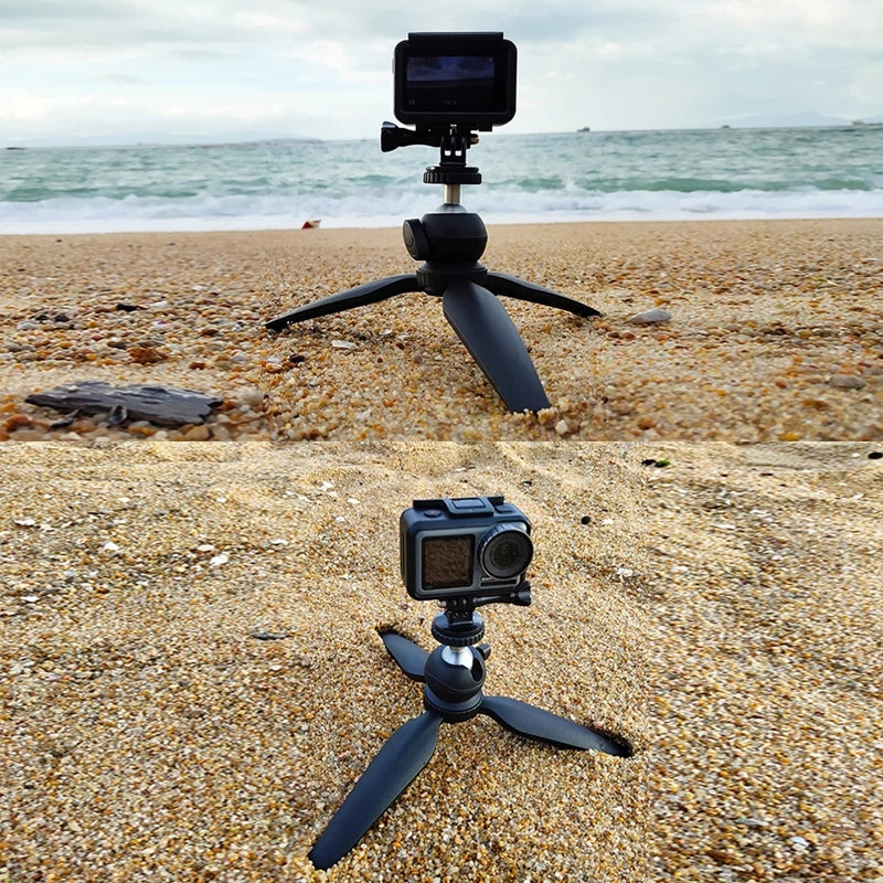 Portable Mini Tripod Stand with 360 Rotation