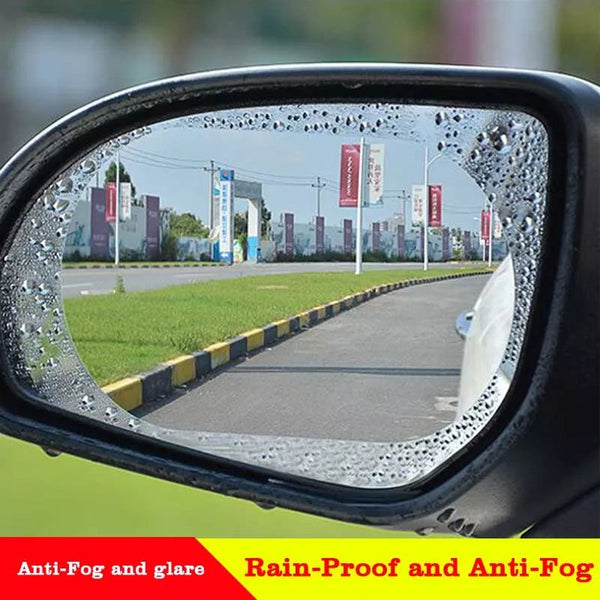 2 Pcs Waterproof Anti Fog Rain-Proof Side Mirror Film