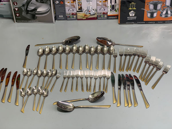 84 Pieces High Quality Cutlery Set For 18 Persons