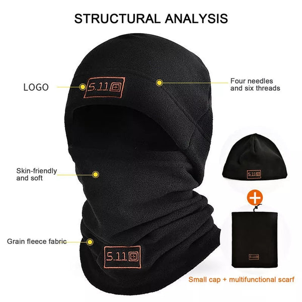 5.11 Tactical Fleece Warm Cap Hat & Neck Scarf