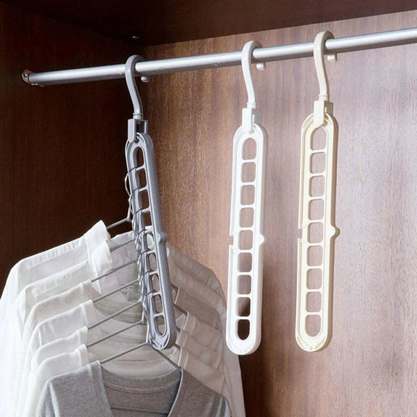 2Pcs Space Saving Hanger 360 Rotating Magic Hanger