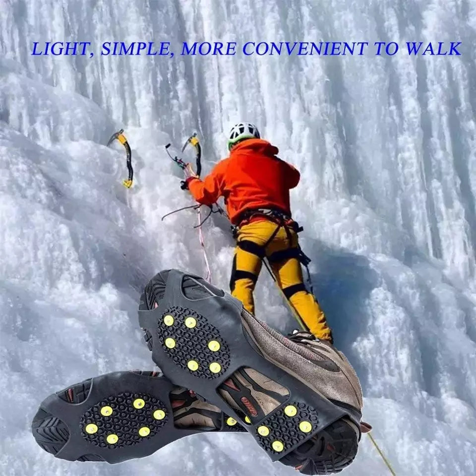 Shoe Cleats Microspikes Grips Footwear for Snow & Ice Walk